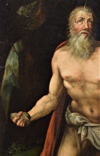 Saint Jérôme pénitent Giovanni de Vecchi (Sansepolcro1536-Rome1615) - Renaissance